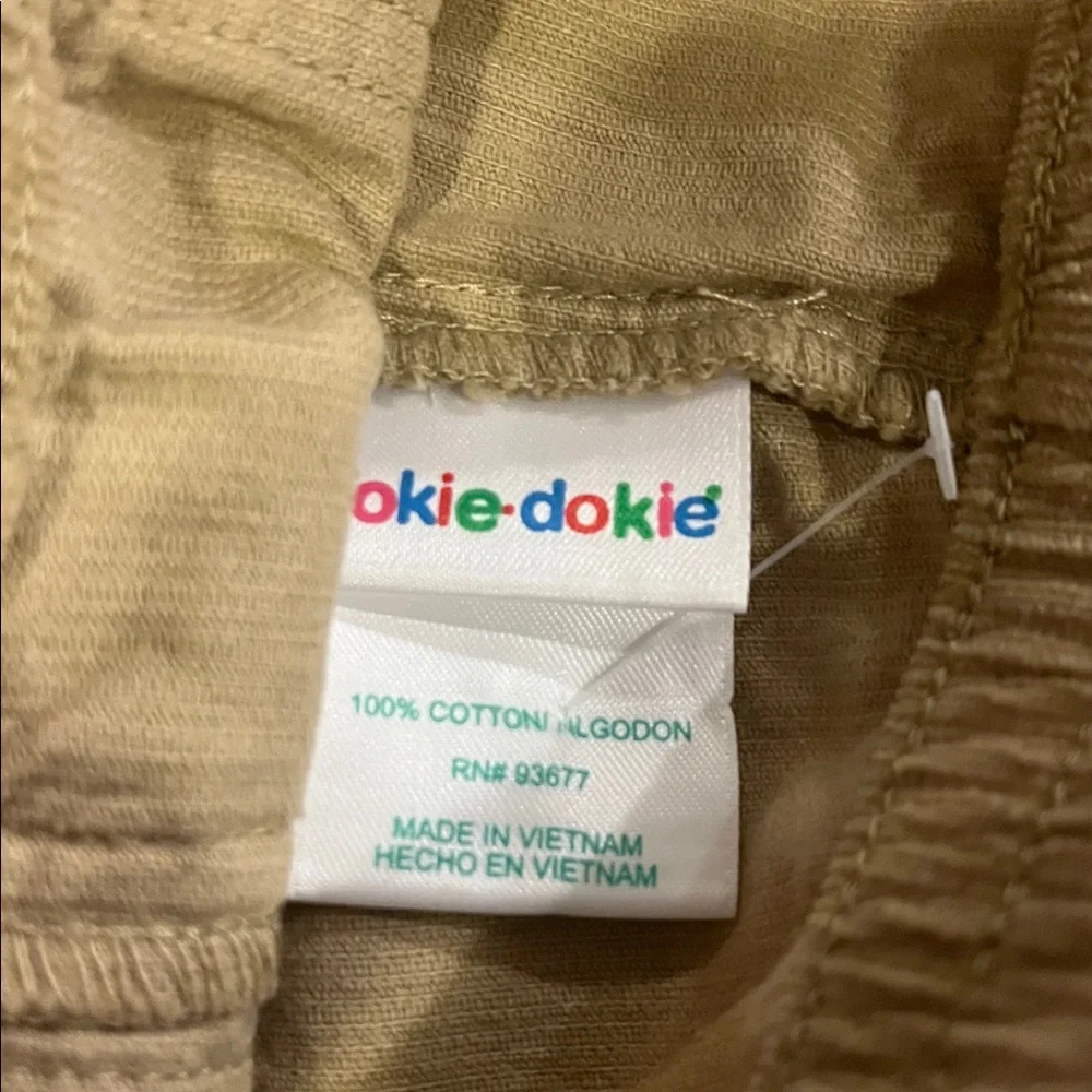 Okie Dokie and Sam and George 2 Pair of Corduroy Pants tan black Boys Size 2T